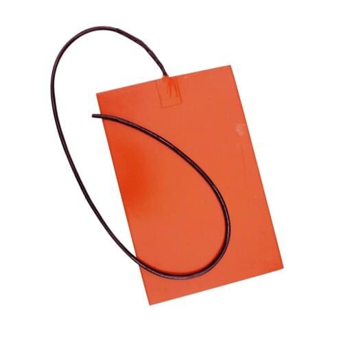 Flexible Silicone heater plate heating pad 220V 350W with 100K thermistor and 3m adhesive