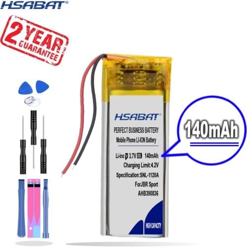 New Arrival [ HSABAT ] 140mAh AHB390836 Battery for headset JBR Sport Stereo Wireless Plus Voyager Legend HS-11 CPL-556 390836