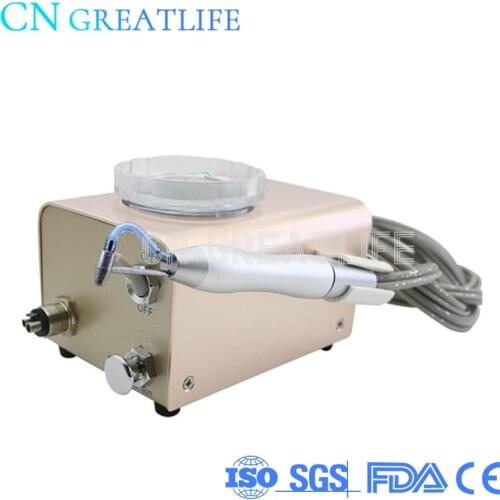 Metal Oral Cleaning Sandblasting Machine Lab Dental Air Polisher Prophy Polishing Sandblasting Machine Unit