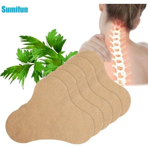 Sumifun 6pcs Cervical Vertebra Pain Relief Patch Wormwood Extract Joint Ache Chinese Medical Sticker Rheumatoid Arthritis Patch