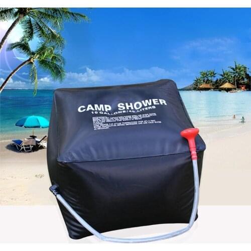 1pc Solar Heated Shower Bag 20/40L Indoor Portable Bathing Bag Traveling for Camping Hiking Climbing Body Pet Cleaning Water Bag