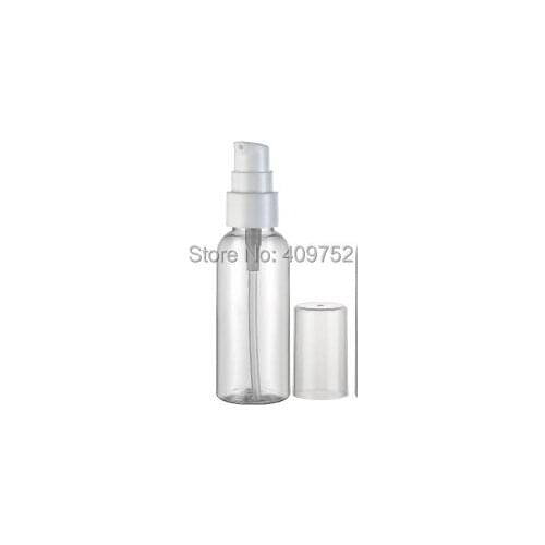 For Sari Haapanen only: Lot of 9*60pcs 50ml LOTION PUMP BOTTLES GEL SERUM CLEAR PRESS