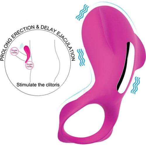 Cockring Vibrators Sextoys 18+ Cock Rings Sleeve for Penis Ring Men Ring Bdsm Gay Vibrating Cock Ring Silicone Delay Ejaculation