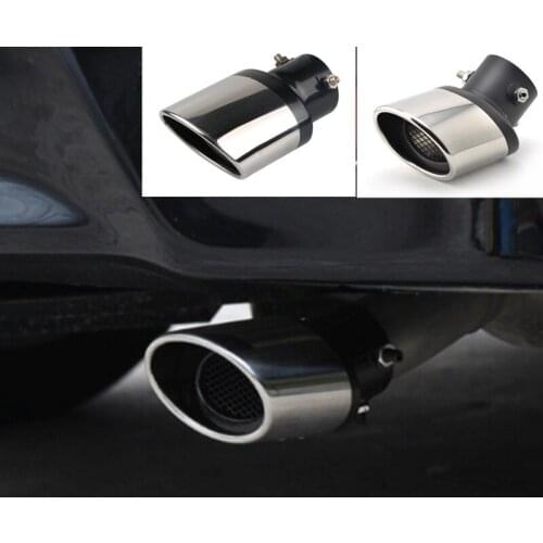 Hot Universal Car Exhaust Muffler Rear Tail Throat Accessories For Mini Cooper R52 R53 R55 R56 R58 R59 R60 R61 Paceman Clubman