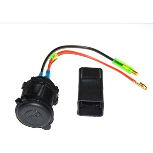 Motorcycle Dual USB Charger with Relay for Kawasaki Versys 650/1000 X300 X650 Ninja400 Ninja650