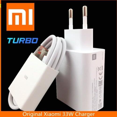 Xiaomi Mi 10T Pro Original EU Turbo charger 33W USB Wall Qc 4.0 Travel fast charging 5A USB Type C Cable For Mi 10T 11X 10T Lite