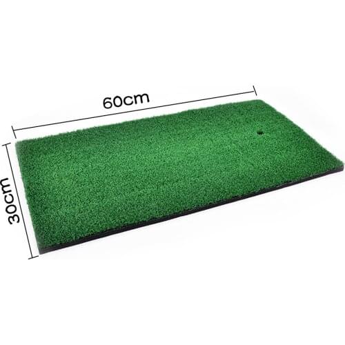1pcs Golf Mat 60x30cmx1.5cm Backyard Golf Mat Practice Rubber Tee Holder Residential Training Hitting Pad