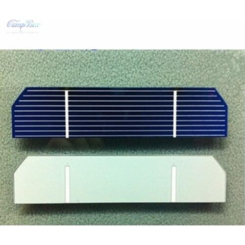 10Pcs 0.5V 1.3A 156mm*23mm Monocrystalline Silicon Chip Unit For Solar Cell,Solar Panel