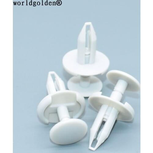 Worldgolden 100pcs plastic clip Push-Type Retainer for GM 15149708 Chrysler 6506008AA