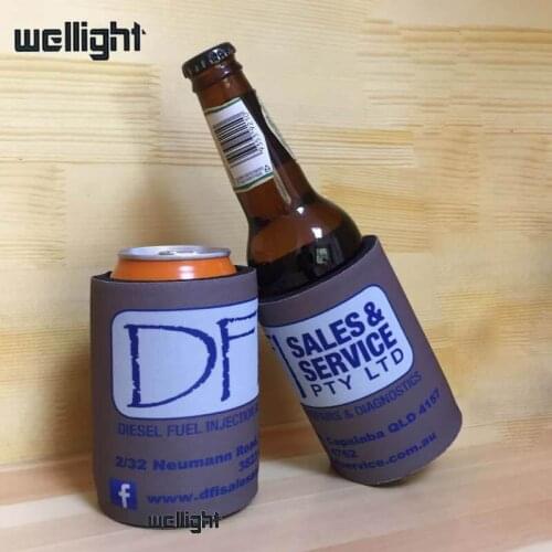 300pcs/lot Neoprene Stubby Holder Insulated Ice Packs Beer Can Cooler Wedding Gift Stubby Beer Party Cooler Bag For Beer Bottle