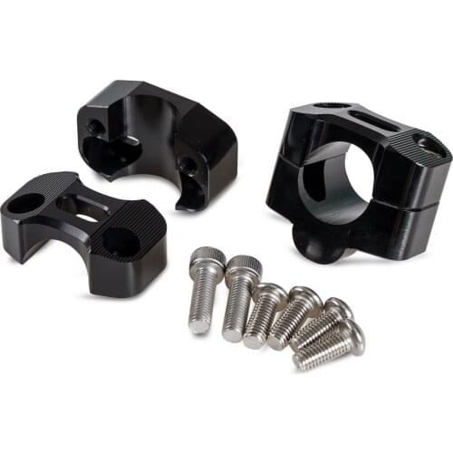 Motorcycle 1-1/8" HandleBar Handle Bar Clamp Mounts Adapter For Suzuki DR/DRZ/DS/RM 60 100 125 200 250 400 650