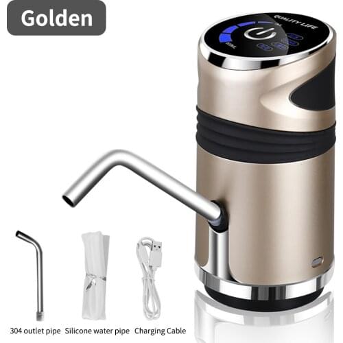 Automatic Electric Water Dispenser USB Charging Gallon Barreled Water Bottle Pump One-Click Wireless Drinking Pump For Household