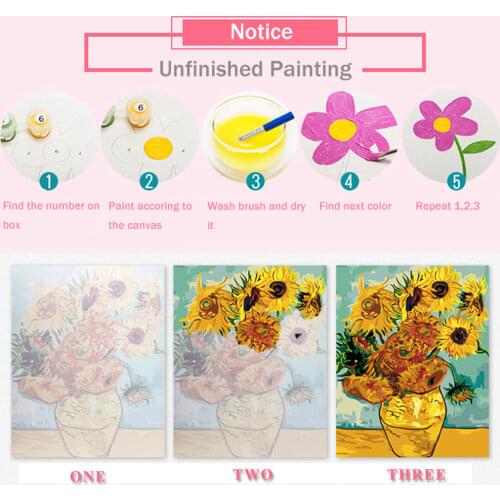 AZQSD Paint By Number Lighthouse Canvas Painting Kits Home Decoration DIY Coloring By Numbers Landscape Handpainted Gift