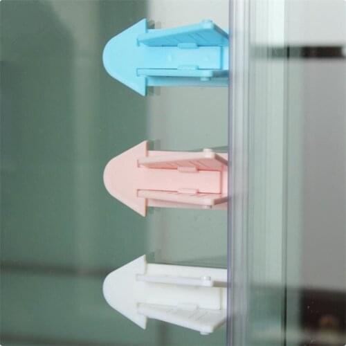 Baby Safety Lock for Sliding Door Window Children Protection Lock Drawer Cabinet Door Wardrobe Anti-pinch Wings Kids Safety Lock
