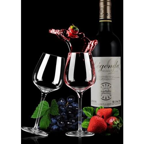 450ml Red Wine Glass Big Belly Lead-Free Crystal Glass Burgundy Wine Glass Home Bar Goblet whiskey cocktail Sparkling Wine Cup