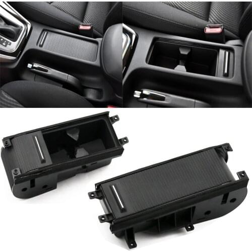 Push-pull lid drink cup holder central armrest storage box front console cup holder assembly For Hyundai Elantra Avante MD 11-14