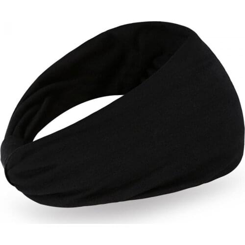 Elastic Headband Sweatband Yoga Gym Running Workout Fitness Sweatband Women Men Cotton Wide High Stretch Headband