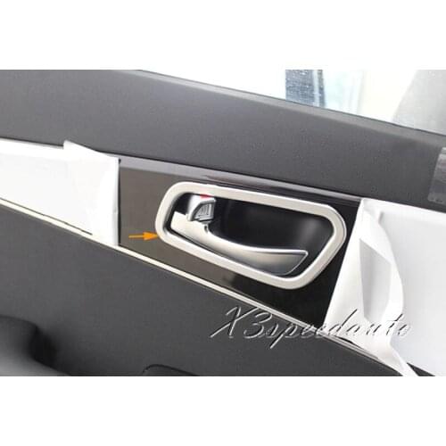 Chromed ABS Plastic Interior 4PCS Door Handle Cover Bowl Trim For Kia Sorento 2015