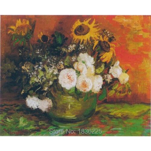 Canvas paint modern abstract pictures pictures flower Canvas Oil Painting canvas sunflower oil modern paintings wall art decor