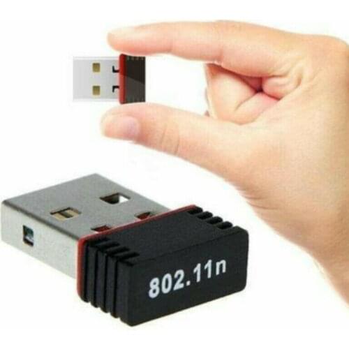 Wholesale/10pcs Mini USB 2.0 802.11n 150Mbps Wifi Network Adapter for Windows Linux PC Laptop