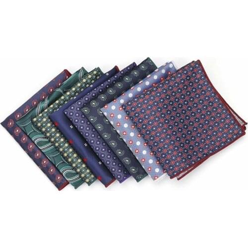 HUISHI Mens Pocket Square Polka Dot Handkerchief Dots Hanky Suits Pocket Square With High Bind Off