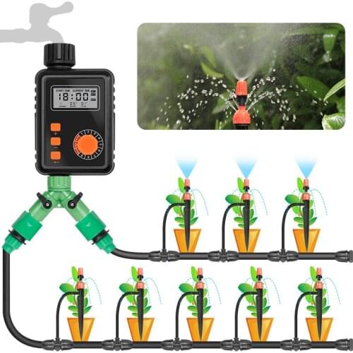 Garden water control timing irrigation device automatic watering device atomization / drip irrigation system kit 30-40 sets