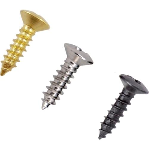 SQ/ST/LP/TL Electric Guitar Pickguard Control Plate Mounting Screws 100 pcs/lot