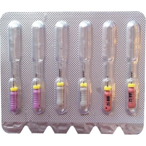 Dental C+ files Endodontic C files Pilot 12.5# Stainless Steel C Files 6-10# 6pc/pack Root Canal Files 25mm Endodontic Dentistry