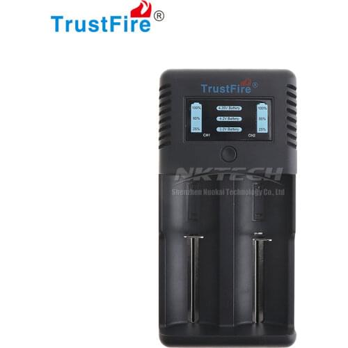 TR-019 TrustFire Intelligent Fast Battery Charger Display Charging Status Fit 18650 26650 32650 25500 14500 10440 18500 Li-ion