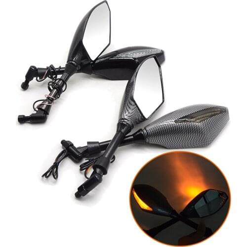 Universal motorcyle ABS plastic Aluminum Mirror Motorbike Side rearview mirror For Yamaha YZF R1 R3 R6 R15 R25 R125 R1M