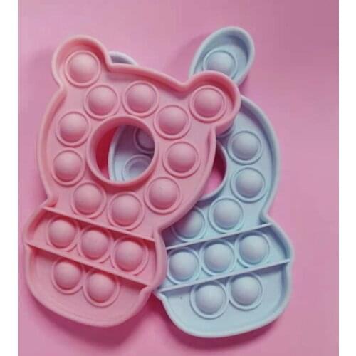 Animal Shaped Anti Stress Push Bubble Sensory Parent Child Interactive Toy Kid Educational Stress Reliever Fidget Toys