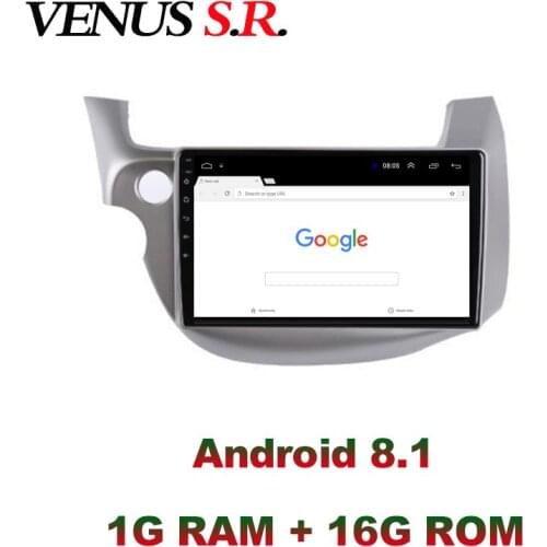 VenusSR Android 8.1 2.5D car dvd for Honda Fit Jazz 2008-2013 multimedia headunit GPS Radio stereo gps navigation