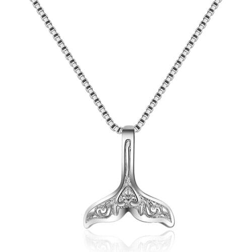 TJP 2018 Hot Sale Fish Crystal Pendants Necklace Elegant Lady Wedding Jewelry 925 Sterling Silver Collar Choker Women Engagem