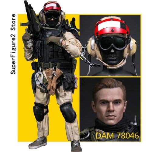 1/6 Action Figures DAMTOYS DAM78046 seals VBSS 5 team commander red helmet