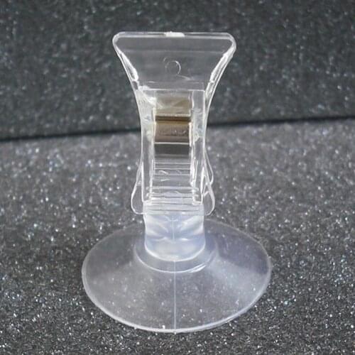 5Pcs Multifunctional Office Wall Living Room Mall Practical Door Window Clear Suction Cup Clip Plastic Sucker Clamp Home