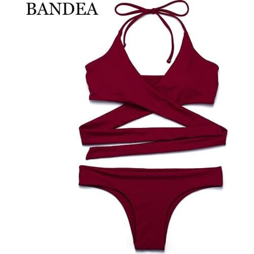 BANDEA brand bikini sexy swimwear women swimsuit 2019 Beach wear Bathing Suit Brazilian Bikini Set Maillot De Bain Biquini