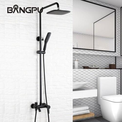 Черные душевые системы BANGPU China At AliExpress
