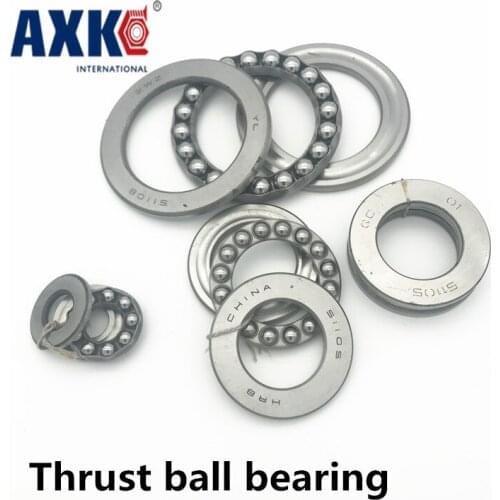 Free Shipping Thrust Ball Bearing 8pcs 51100 51101 51102 51103 51104 51105 Axial Ball Thrust Bearing 3-parts
