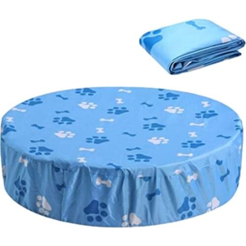 Pool Cover Outdoor Foldable Swimming Pool Bathing Tub Protector Cat Paw Dust Cover Garden Pool Sunblock Cover Pool Accessories