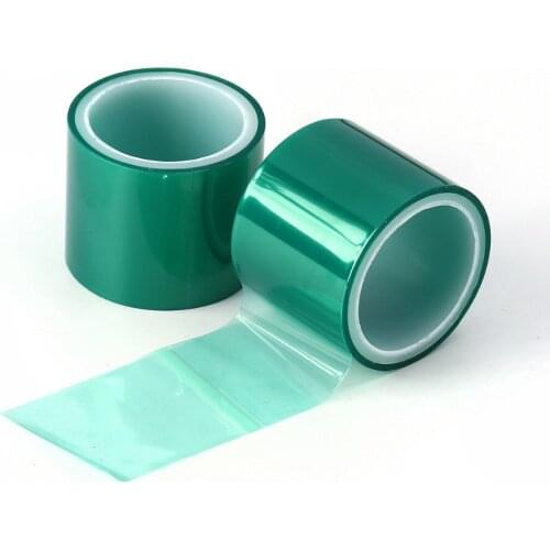 DoreenBeads PET Adhesive Tape For Resin Jewelry Tools & Equipments Green Color 40mm(1 5/8"), 1 Roll (Approx 5 M/Roll)