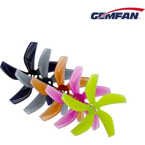 GEMFAN D51 5-Blade Propeller 2020 2x2 PC Props 1.5mm for Mini RC FPV Racing 1204 Motor Freestyle Tinywhoop 2inch Drone 8Pair/16P