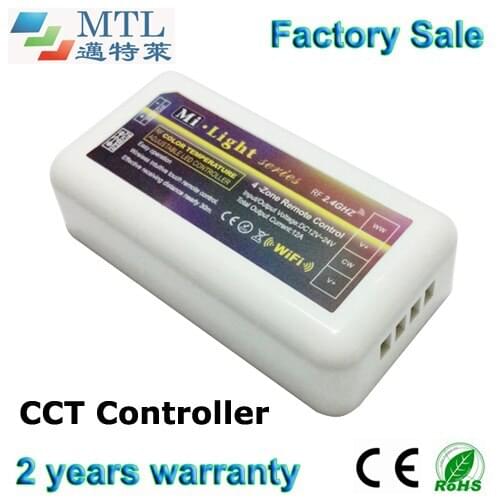 Mi Light CCT controller, CCT controller for adjusting color temperature, one remote matches multi controllers, 10pcs/lot