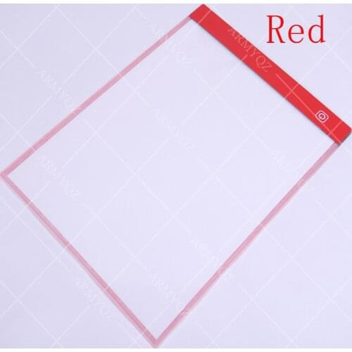 Red LED Square Diamond Painting Light Pad Lightpad Board Diamond Painting Accessories Tool Kits A4 Drawing Graphic Tablet Box
