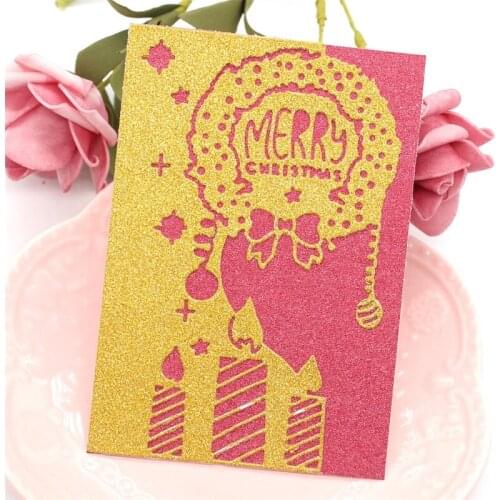 KSCRAFT Merry Christmas Metal Cutting Dies Stencils for DIY Scrapbooking/photo album Decorative Embossing DIY Paper Cards