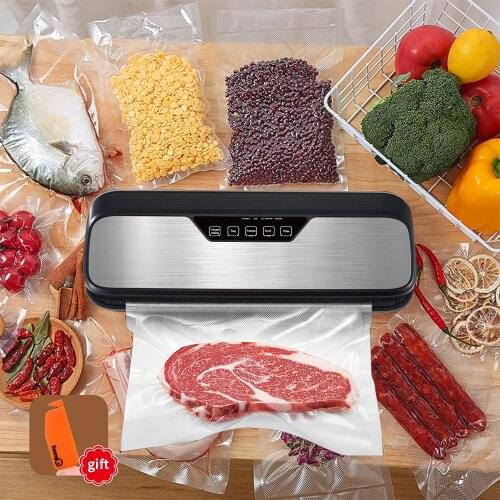 Best Electric Vacuum Sealer Packaging Machine For Home Kitchen Food Saver Bags Commercial Vacuum Food Sealing