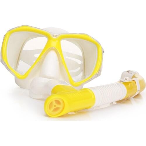 Adult Dive Mask Underwater Scuba Swimming Tube Anti Fog Snorkeling Goggles Glasses Respiratory Masks Professional Dive Equipment