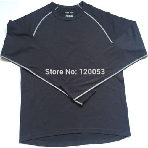 Mens100% Australia Merino Wool Long Sleeve Baselayer, Mens Merino Wool Baselayer, Mens Merino Wool Shirts Long Sleeve