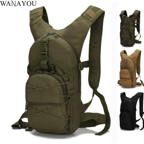 Mens 15L Tactical Backpack,Molle Military Rucksack for Hiking Climbing Camping,Waterproof Women Outdoor Bicycle Cycling Bag