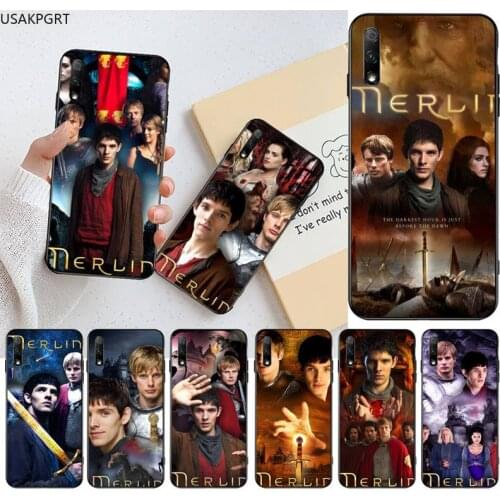 Merlin Soft Phone Case Capa for Huawei Honor 30 20 10 9 8 8x 8c v30 Lite view pro