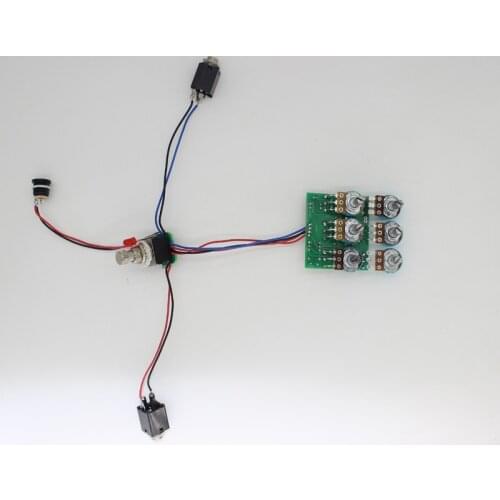 DIY Manual Electric Guitar Effector Overdrive Overload Distortion Monoblock Effect Circuit Board